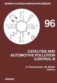 Titelbild: Catalysis and Automotive Pollution Control III 9780444820198