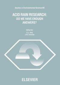 Titelbild: Acid Rain Research: Do We Have Enough Answers?: Do We Have Enough Answers? 9780444820389
