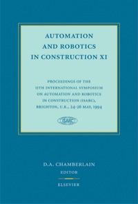 Imagen de portada: Automation and Robotics in Construction XI 9780444820440