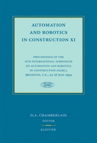 表紙画像: Automation and Robotics in Construction XI 9780444820440