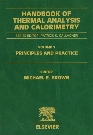 Imagen de portada: Handbook of Thermal Analysis and Calorimetry: Principles and Practice 9780444820853
