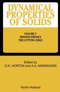 Cover image: Phonon Physics The Cutting Edge 9780444822628