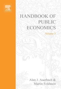 Cover image: Handbook of Public Economics 9780444823144