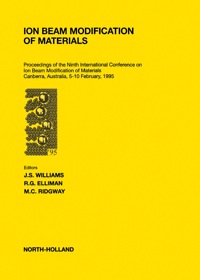 Cover image: Ion Beam Modification of Materials 9780444823342