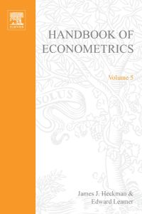 صورة الغلاف: Handbook of Econometrics 9780444823403