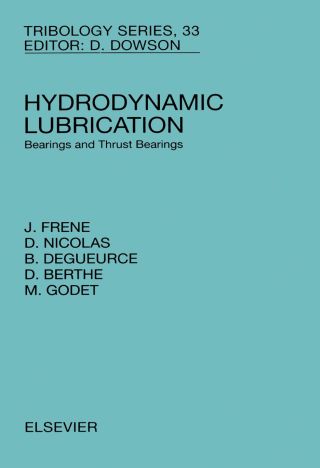 Cover image: Hydrodynamic Lubrication: Bearings and Thrust Bearings 9780444823663