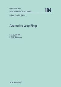 Cover image: Alternative Loop Rings 9780444824387