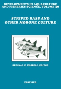 Cover image: Striped Bass and Other Morone Culture 9780444825476