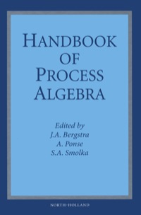 Imagen de portada: Handbook of Process Algebra 1st edition 9780444828309