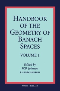 Cover image: Handbook of the Geometry of Banach Spaces 9780444828422