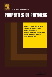 表紙画像: Properties of Polymers 3rd edition 9780444828774