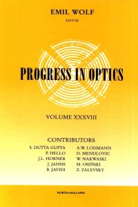 Omslagafbeelding: Progress in Optics Volume 38 9780444829078