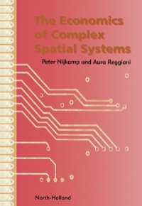 Imagen de portada: The Economics of Complex Spatial Systems 9780444829313