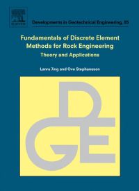 Omslagafbeelding: Fundamentals of Discrete Element Methods for Rock Engineering: Theory and Applications: Theory and Applications 9780444829375