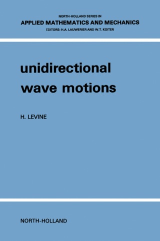 Cover image: Unidirectional wave motions 9780444850430