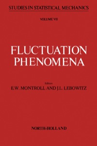 صورة الغلاف: Fluctuation Phenomena 9780444852489