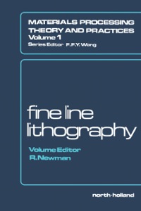 Cover image: Fine Line Lithography 9780444853516