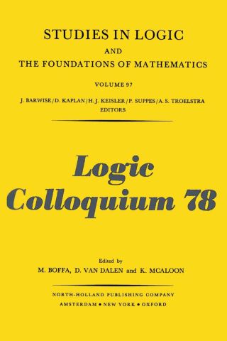 Cover image: Provability, Computability and Reflection 9780444853783