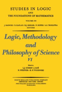 Titelbild: Logic, Methodology and Philosophy of Science VI 9780444854230