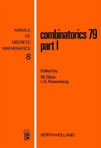 Imagen de portada: Combinatorics 79. Part I 9780444861108
