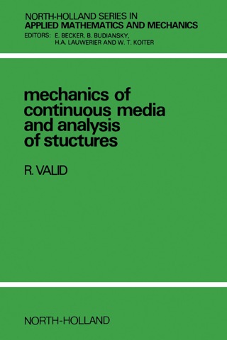 Cover image: Mechanics of Continuous Media and Analysis of Structures 9780444861504
