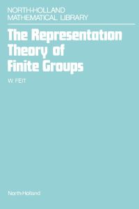 表紙画像: The Representation Theory of Finite Groups 9780444861559