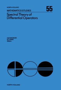 Cover image: Spectral Theory of Differential Operators 9780444862778