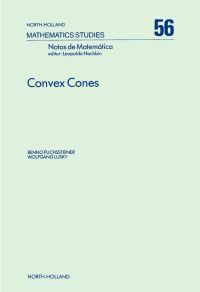 Cover image: Convex Cones 9780444862907