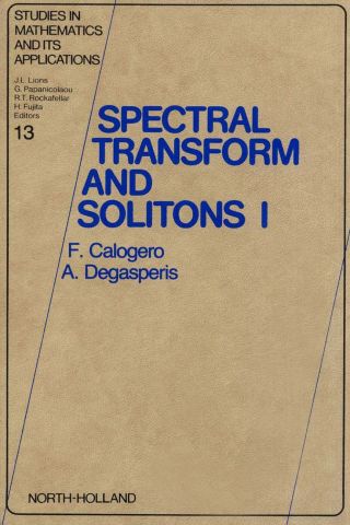 Cover image: Spectral Transform and Solitons 9780444863683