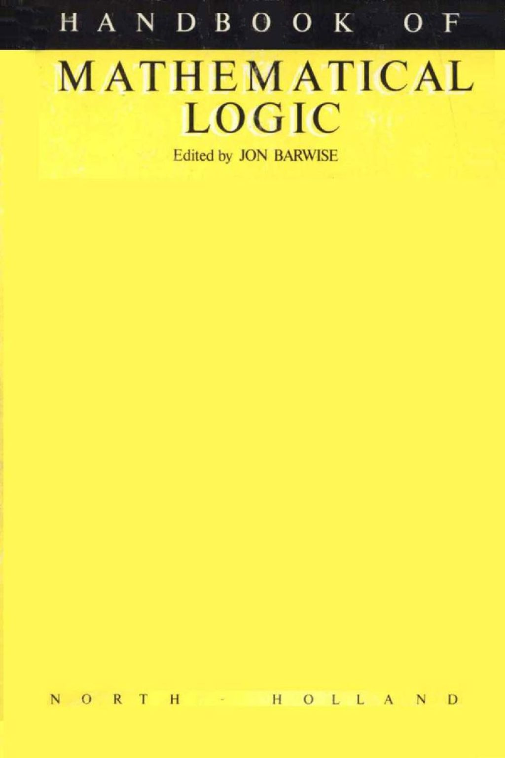 Handbook of Mathematical Logic