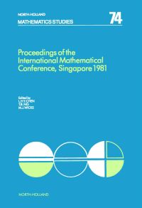 Immagine di copertina: Proceedings of the International Mathematical Conference, Singapore 1981 9780444865106