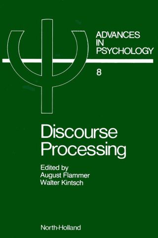 Imagen de portada: Discourse Processing 9780444865151