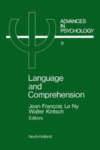 Cover image: Language and comprehension 9780444865380