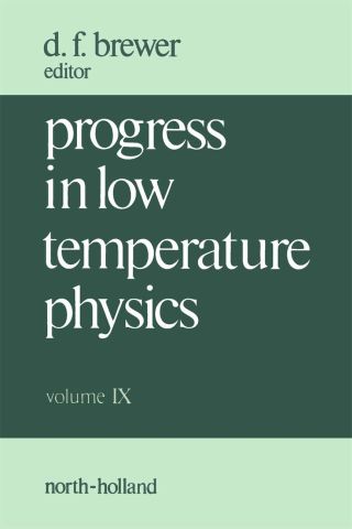 Cover image: Progress in Low Temperature Physics 9780444869548