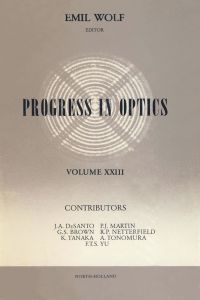 Cover image: Progress in Optics Volume 23 9780444869821