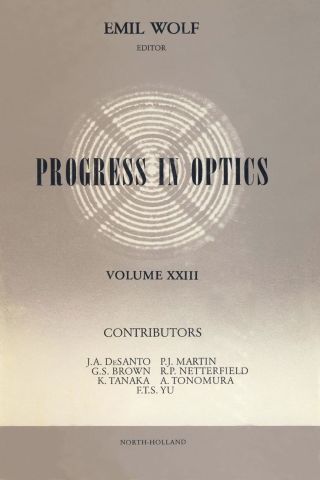 Cover image: Progress in Optics Volume 23 9780444869821