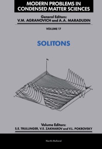 Omslagafbeelding: Solitons 1st edition 9780444870025