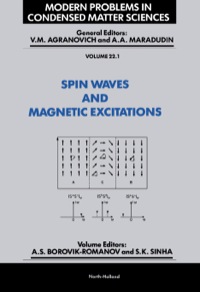 صورة الغلاف: Spin Waves and Magnetic Excitations 9780444870681