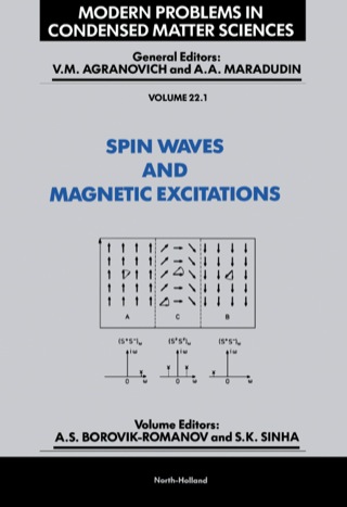 表紙画像: Spin Waves and Magnetic Excitations 9780444870681