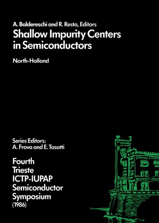 Cover image: Shallow Impurity Centers in Semiconductors 9780444870872