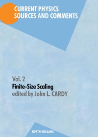 表紙画像: Finite-Size Scaling 9780444871091