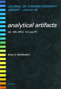 Imagen de portada: Analytical Artifacts: GC, MS, HPLC, TLC and PC 9780444871589