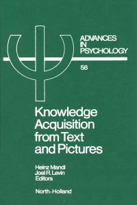 صورة الغلاف: Knowledge Acquisition from Text and Pictures 9780444873538