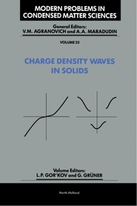 Cover image: Charge Density Waves in Solids 9780444873705