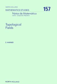 Cover image: Topological Fields 9780444874290