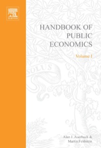 صورة الغلاف: Handbook of Public Economics 9780444876126