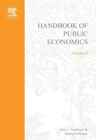 Omslagafbeelding: Handbook of Public Economics 9780444876126