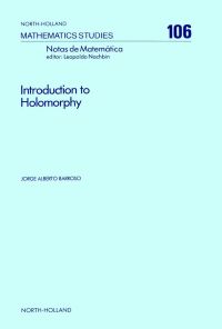 Cover image: Introduction to Holomorphy 9780444876669