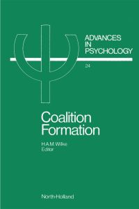 Cover image: Coalition Formation 9780444877024