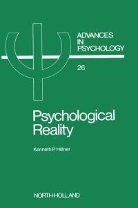 Immagine di copertina: Psychological Reality 9780444877413